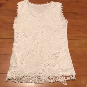 Ivory Lace Blouse